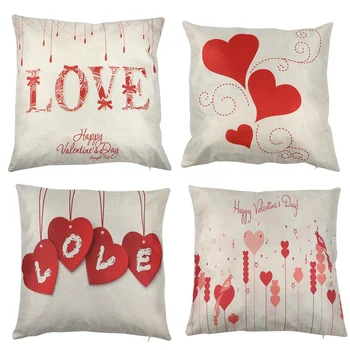 4 Pcs Happy Valentine's Day Throw Pillow Covers Linen Pillow Case Cover 18 x 18 Inch Home Cushion Decoration
4 Pcs Happy Valentine's Day Throw Pillow Covers Linen Pillow Case Cover 18 x 18 Inch Home Cushion Decoration