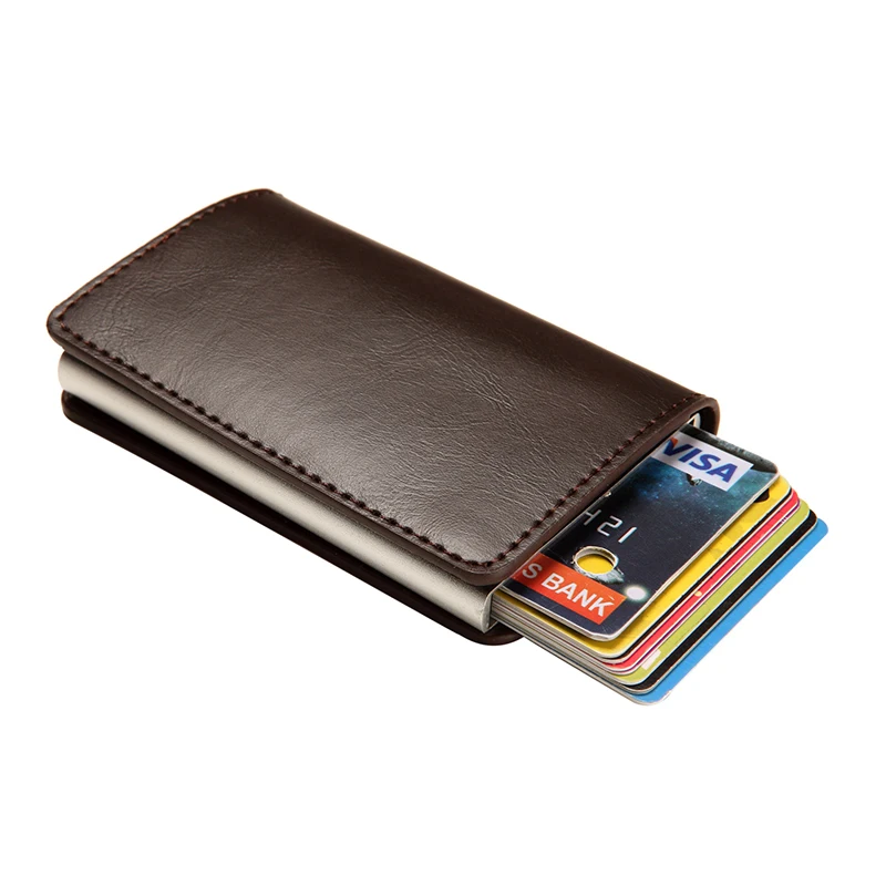 Casual Anti Rfid Wallet Men Metal Credit Holder Aluminium Purse Blocking Reader Lock Bank Card Holder Bank Card Protect Wallets
Casual Anti Rfid Wallet Men Metal Credit Holder Aluminium Purse Blocking Reader Lock Bank Card Holder Bank Card Protect Wallets