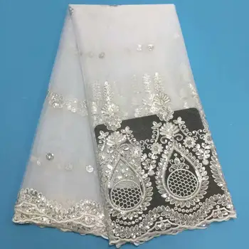 New Style 2020 Special Embroidered Noble Tulle Net Lace Fabric With Sequin African Mesh Lace For Wedding Long Party Dress Sewing
New Style 2020 Special Embroidered Noble Tulle Net Lace Fabric With Sequin African Mesh Lace For Wedding Long Party Dress Sewing