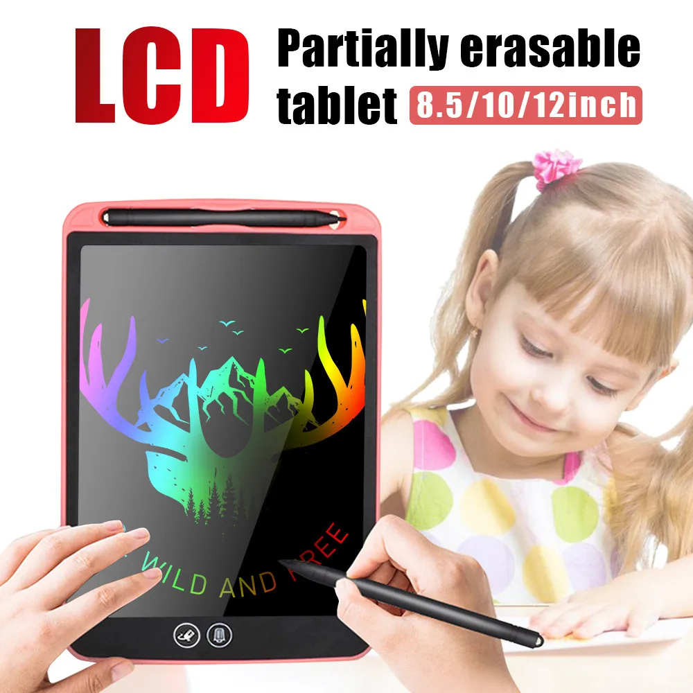NEW 12'' LCD Writing Tablet Partially Erasing Drawing Board Electronic Thick Pen Highlighting Pads DIgital Tablets With Battery
NEW 12'' LCD Writing Tablet Partially Erasing Drawing Board Electronic Thick Pen Highlighting Pads DIgital Tablets With Battery