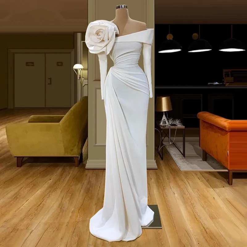 Muslim Evening Dresses Sheath Long Sleeves Flowers Dubai Saudi Arabia Long Prom Dress Gown Robe De Soiree
Muslim Evening Dresses Sheath Long Sleeves Flowers Dubai Saudi Arabia Long Prom Dress Gown Robe De Soiree