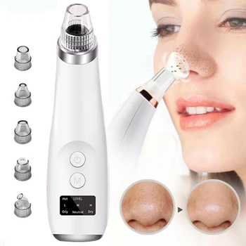 Blackhead Remover Pore Vacuum-Facial Pore Cleanser With 5 Suction Heads Blackhead Tools Beauty Device for Women and Men
Blackhead Remover Pore Vacuum-Facial Pore Cleanser With 5 Suction Heads Blackhead Tools Beauty Device for Women and Men