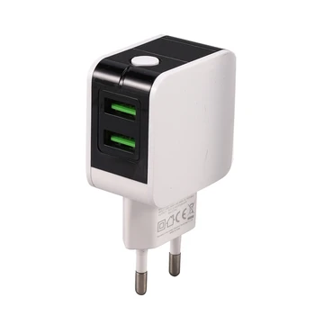 Intelligent Digital Display Charging Head Full Automatic Power Off Charger Dual USB Anti-Overcharge Charging Head 2.4A Output fo
Intelligent Digital Display Charging Head Full Automatic Power Off Charger Dual USB Anti-Overcharge Charging Head 2.4A Output fo