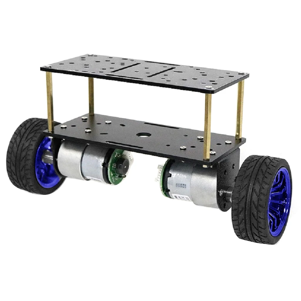 DC 12V Motor Double-deck 2-Wheeled Smart Robot Balancing Vehicle Chassis DC 12V Motor Double-deck 2-Wheeled Smart Robot Balancing Vehicle Chassis