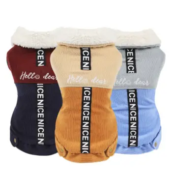 Winter Warm Pet Dogs Clothes Warm Corduroy Jacket For Chihuahua Teddy Pug Button Coat With Cashmere Liner Pet Costume Jacket
Winter Warm Pet Dogs Clothes Warm Corduroy Jacket For Chihuahua Teddy Pug Button Coat With Cashmere Liner Pet Costume Jacket