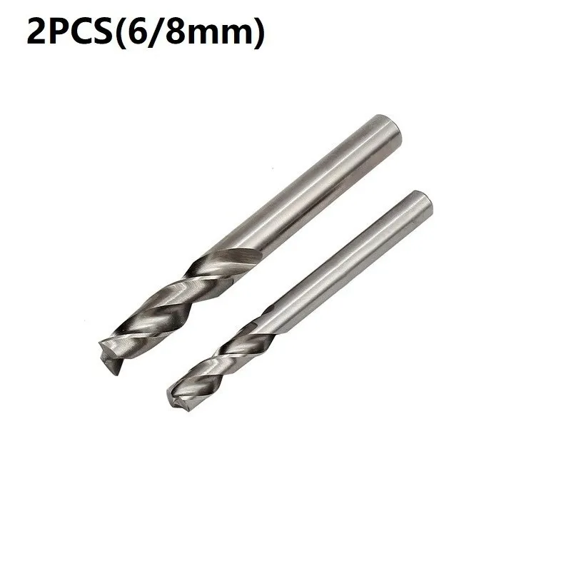 2Pcs 6/8mm HSS CO Spot Weld Drill Bit / Remover / Cutter Cobalt Tip Set Metal Hole Grooving Drill Saw Carpenter Woodworking Tool
2Pcs 6/8mm HSS CO Spot Weld Drill Bit / Remover / Cutter Cobalt Tip Set Metal Hole Grooving Drill Saw Carpenter Woodworking Tool