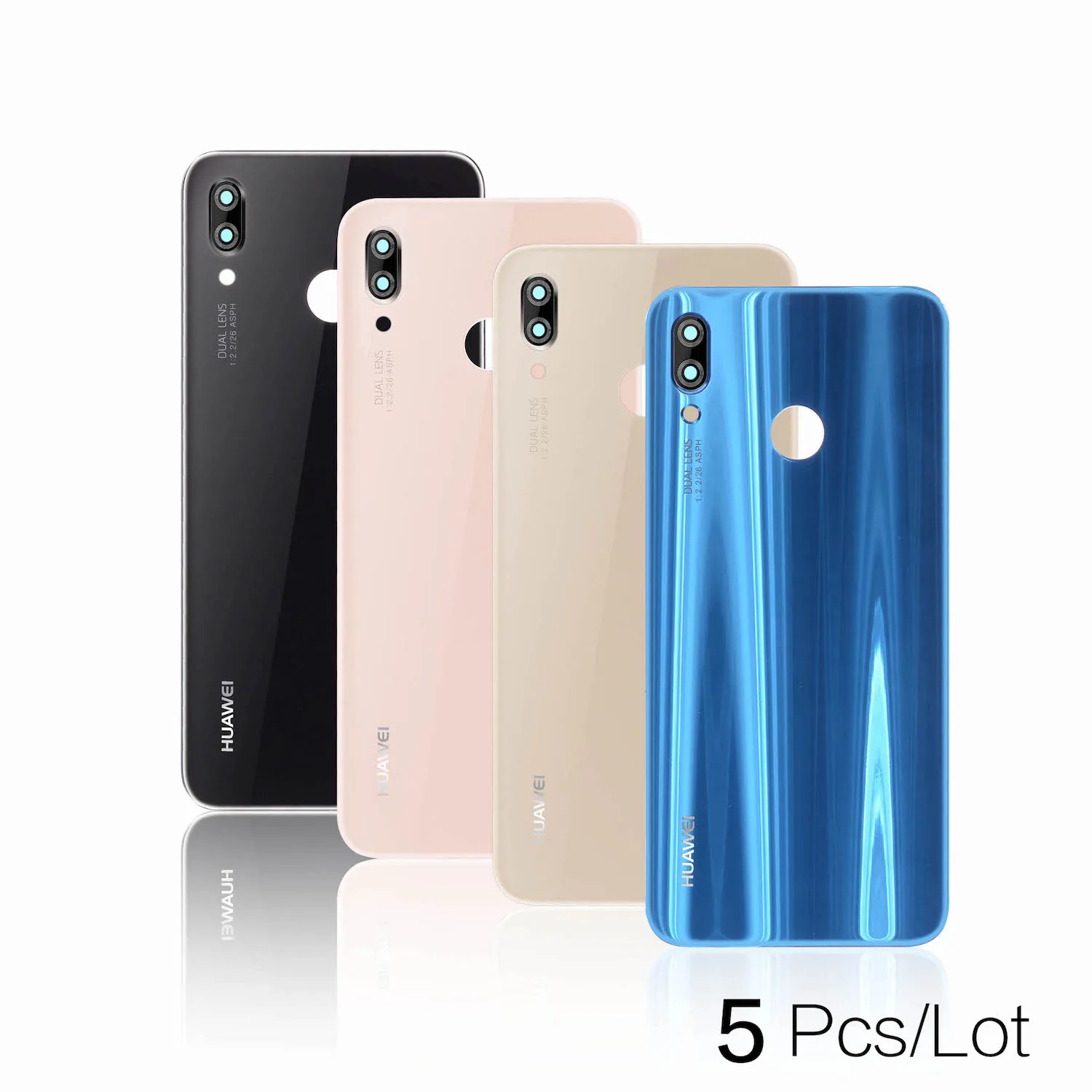 5Pcs/Lot Original Back Cover For Huawei P20 Lite Battery Back Cover Replacement For Huawei Nova 3E Housing Case with Camera Lens
5Pcs/Lot Original Back Cover For Huawei P20 Lite Battery Back Cover Replacement For Huawei Nova 3E Housing Case with Camera Lens