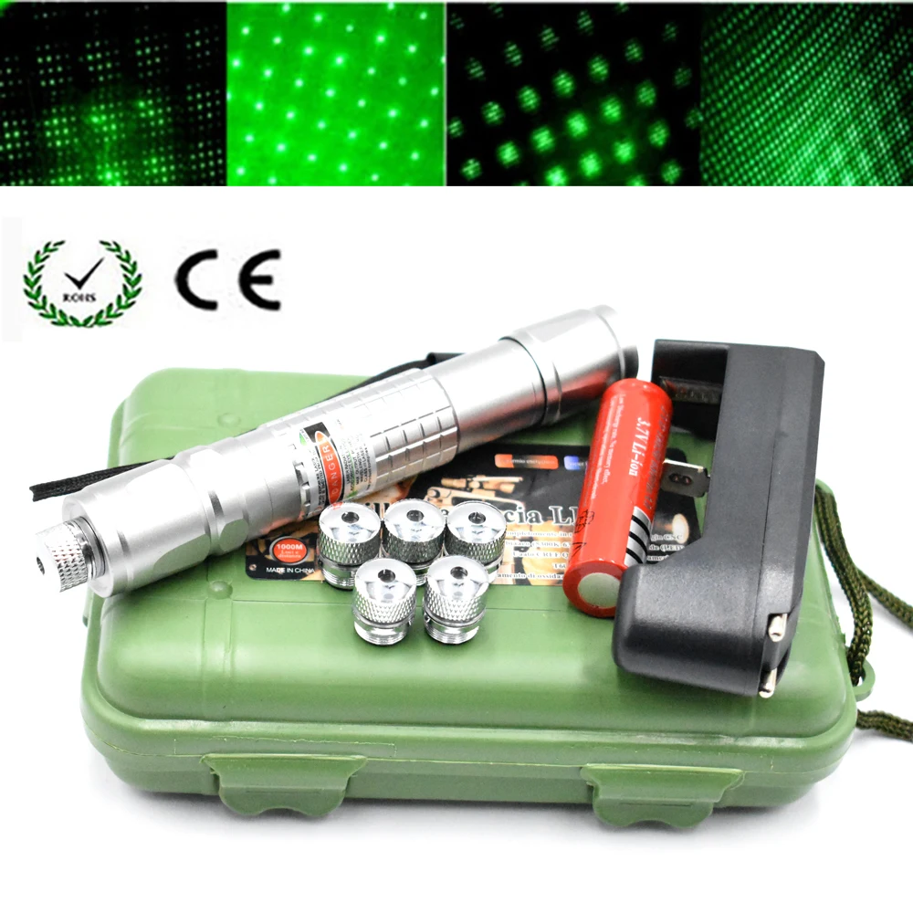Hunting 10000m 532nm Green Laser Sight laser pointer hight Powerful Adjustable Focus Lazer with laser+charger+18650 Battery
Hunting 10000m 532nm Green Laser Sight laser pointer hight Powerful Adjustable Focus Lazer with laser+charger+18650 Battery