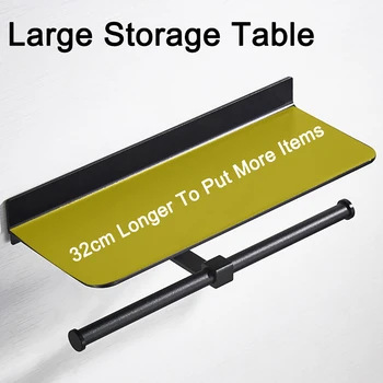 Bathroom Toilet Wall Mounted Space Aluminum Shelve Bathroom Shelf Free Punch Paper Shampoo Holder Kitchen Storage Rack Organizer
Bathroom Toilet Wall Mounted Space Aluminum Shelve Bathroom Shelf Free Punch Paper Shampoo Holder Kitchen Storage Rack Organizer
