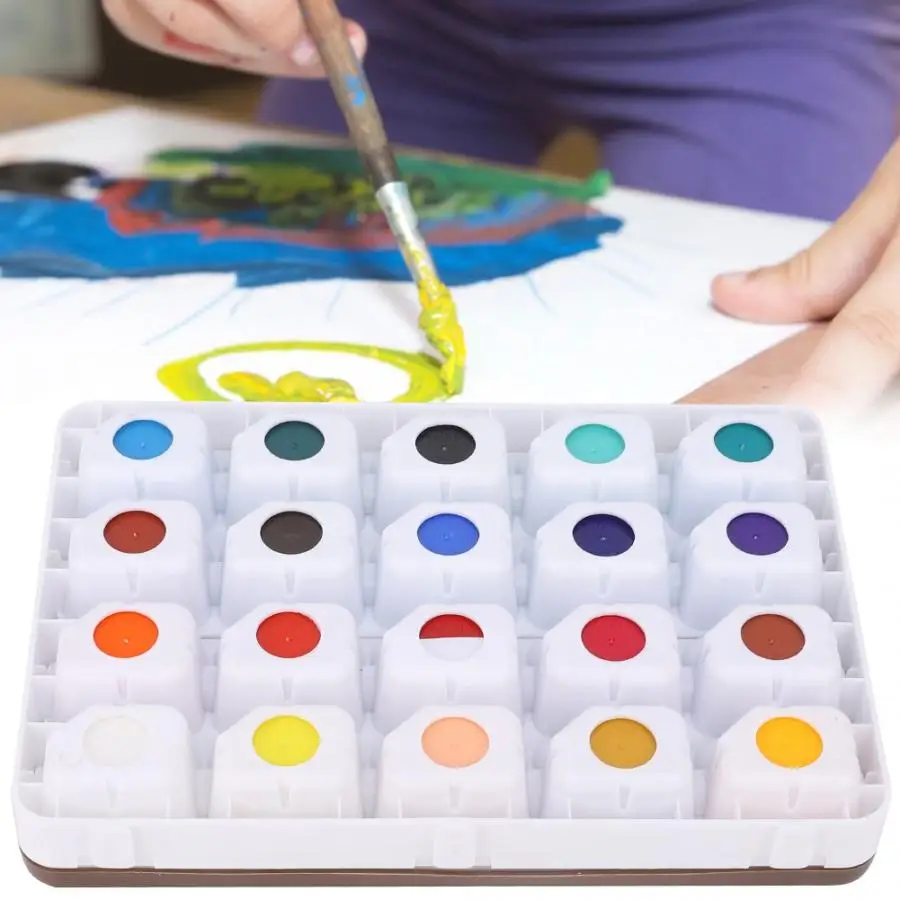 20 Colors Watercolor Pigment 30mL Harmless Gouache Paint Set for Artist Drawing Accessoy watercolour paint
20 Colors Watercolor Pigment 30mL Harmless Gouache Paint Set for Artist Drawing Accessoy watercolour paint