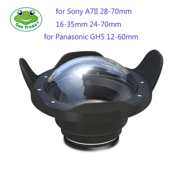 

6 inch Dry Dome Port for Meikon SeaFrogs Housings 40M 130FT Underwater Camera Fisheye for for Sony A7 II Panasonic GH5