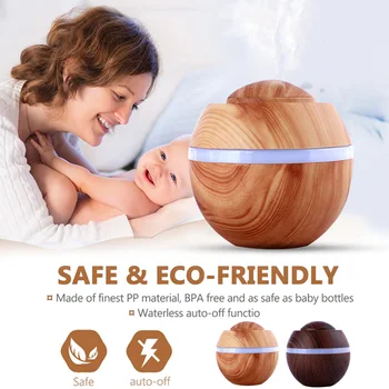 Humidifier Aroma Diffuser Filter Diffuser Wood Grain 500ML LED Creative Fashion Mist Maker Colorful Light Room Decor Ultrasonic
Humidifier Aroma Diffuser Filter Diffuser Wood Grain 500ML LED Creative Fashion Mist Maker Colorful Light Room Decor Ultrasonic