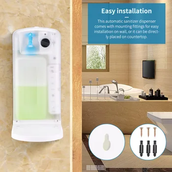 1000ml Capacity Automatic Soap Dispenser Touchless Sensor Hand Sanitizer Detergent Dispenser Wall Mounted For Bathroom Kitchen
1000ml Capacity Automatic Soap Dispenser Touchless Sensor Hand Sanitizer Detergent Dispenser Wall Mounted For Bathroom Kitchen