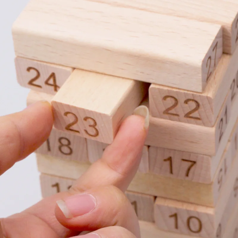 Children'S Educational Early Childhood Desktop Parent And Child Interactive 51 PCs Wood Building Blocks Logs Top Grade Building
Children'S Educational Early Childhood Desktop Parent And Child Interactive 51 PCs Wood Building Blocks Logs Top Grade Building