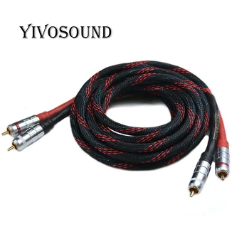 1pair yivosound hifi HI-End Pure copper RCA To RCA Audio Cable 2RCA Interconnect cable OFC cable
1pair yivosound hifi HI-End Pure copper RCA To RCA Audio Cable 2RCA Interconnect cable OFC cable