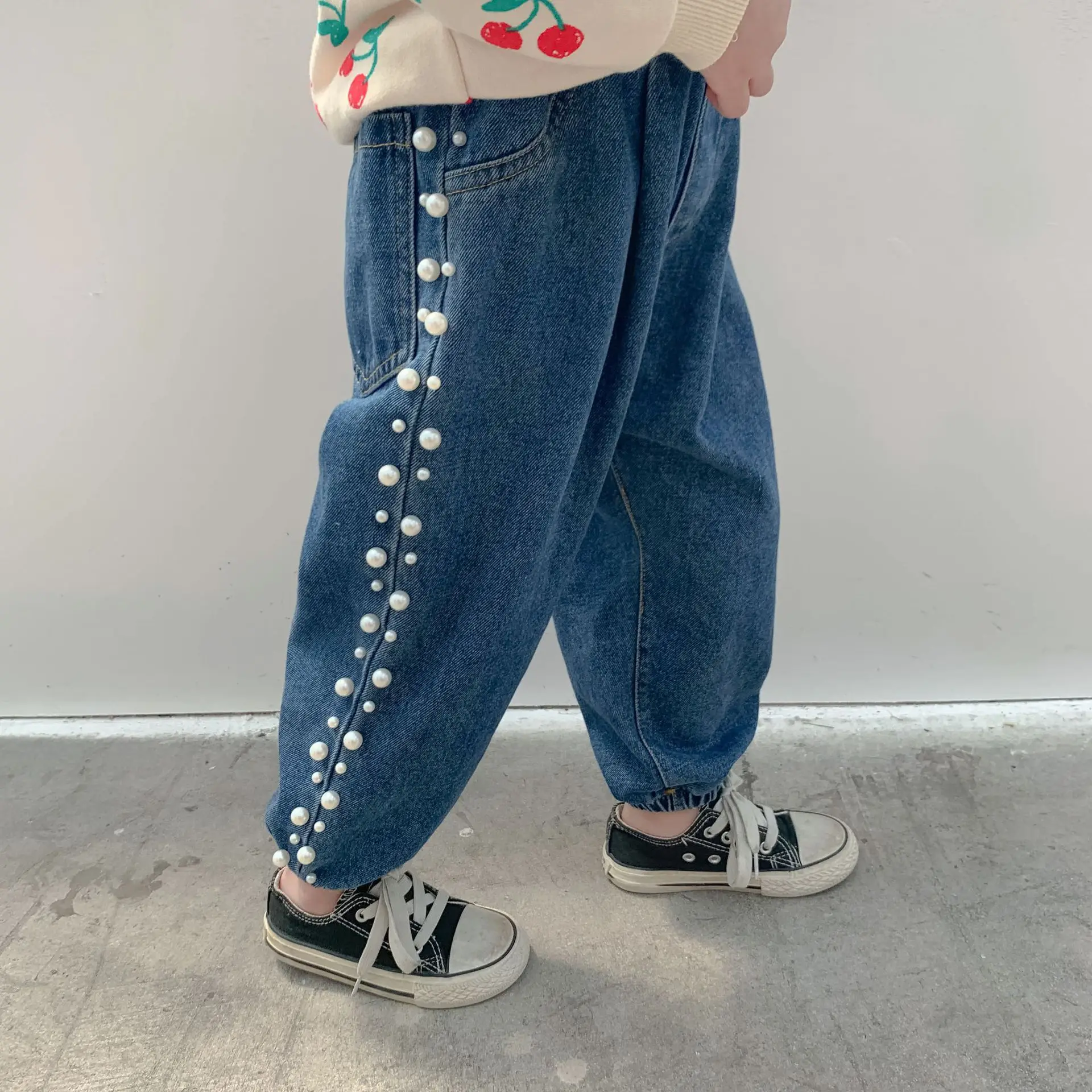 Pants Jeans Long Pants for Kids Girl Toddler Outerwear Pearl Trousers Children Clothing Fashion Jeans 12M-6years Dropshipping 
Pants Jeans Long Pants for Kids Girl Toddler Outerwear Pearl Trousers Children Clothing Fashion Jeans 12M-6years Dropshipping