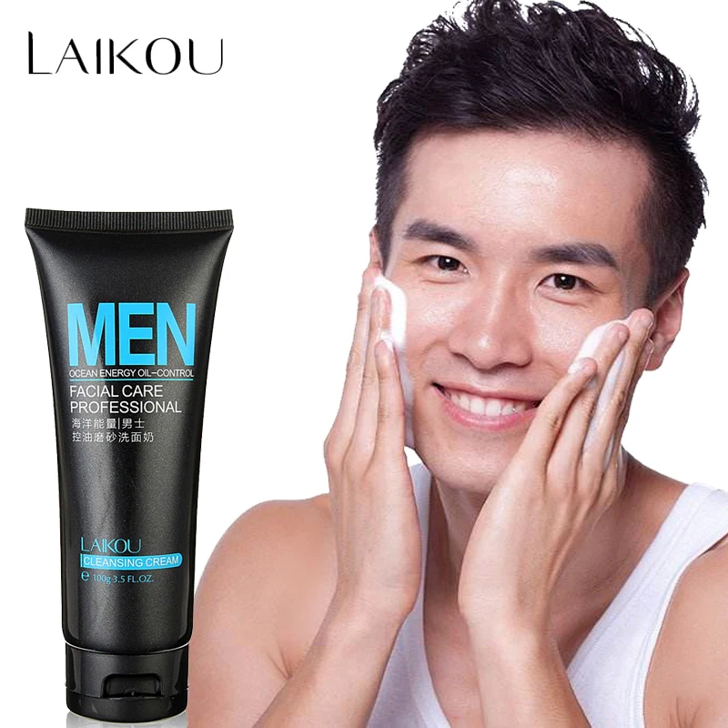 Natural facial care for men