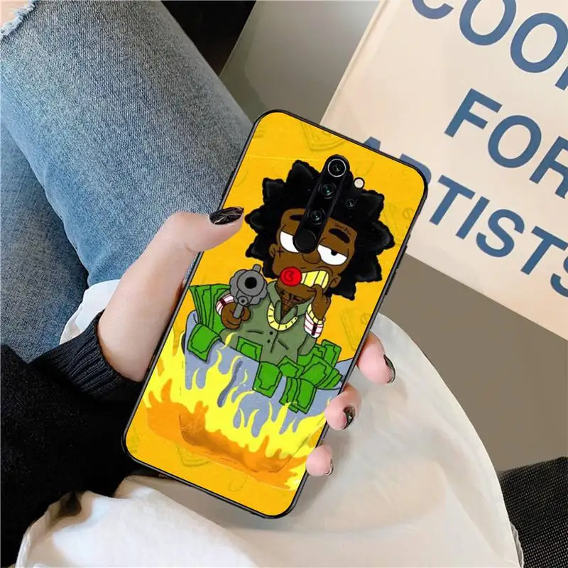 CUTEWANAN Kodak Black Rapper Coque Shell Phone Case for Redmi Note 8 8A 7 6 6A 5 5A 4 4X 4A Go Pro Plus Prime