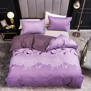 Classic Printed Duvet Cover Set Comforter Bedding Set King Queen Double Single Size Pillowcases Purple Bed Linen Home Textile
Classic Printed Duvet Cover Set Comforter Bedding Set King Queen Double Single Size Pillowcases Purple Bed Linen Home Textile