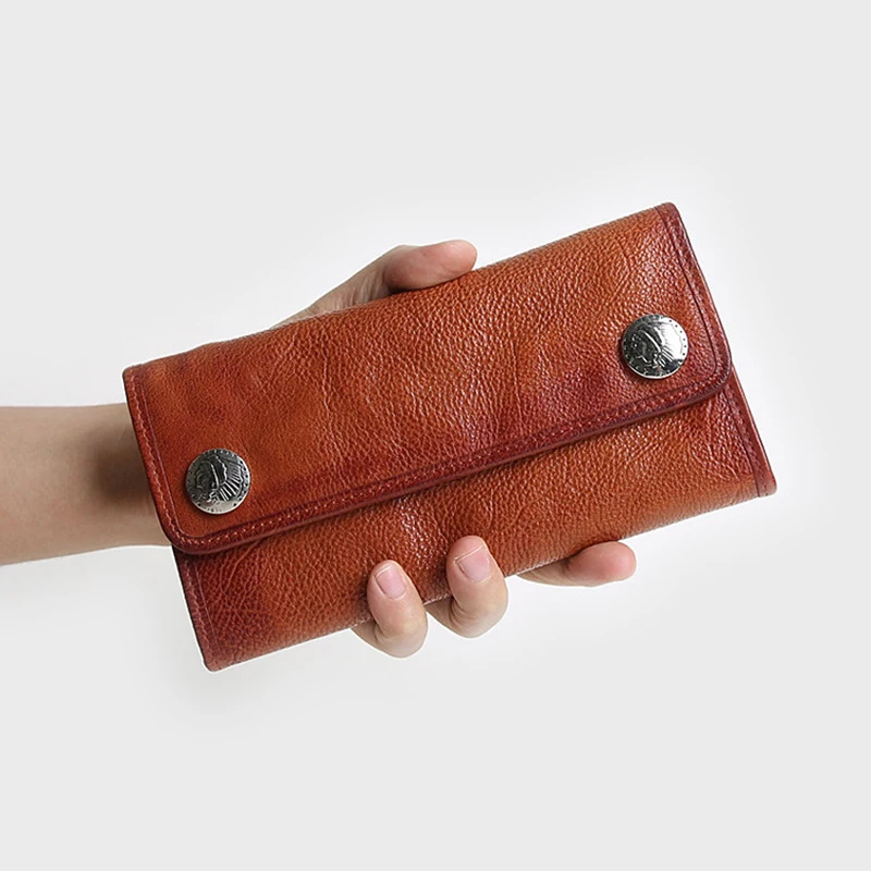 YIFANGZHE Wallet long men, Premium Genuine Leather Purse Vintage Note compartment + Cellpone pocket+ Card holder+ Zipper pocket
YIFANGZHE Wallet long men, Premium Genuine Leather Purse Vintage Note compartment + Cellpone pocket+ Card holder+ Zipper pocket