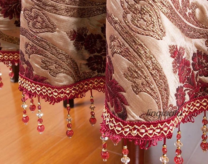 European round tablecloth art luxury luxury American table cloth fabric Table runner
European round tablecloth art luxury luxury American table cloth fabric Table runner