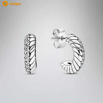 Danturn 925 Sterling Silver Earrings Pavé Snake Chain Pattern Stud Earring Cubic Zirconia Statement Stud Earrings Women Earrings
Danturn 925 Sterling Silver Earrings Pavé Snake Chain Pattern Stud Earring Cubic Zirconia Statement Stud Earrings Women Earrings