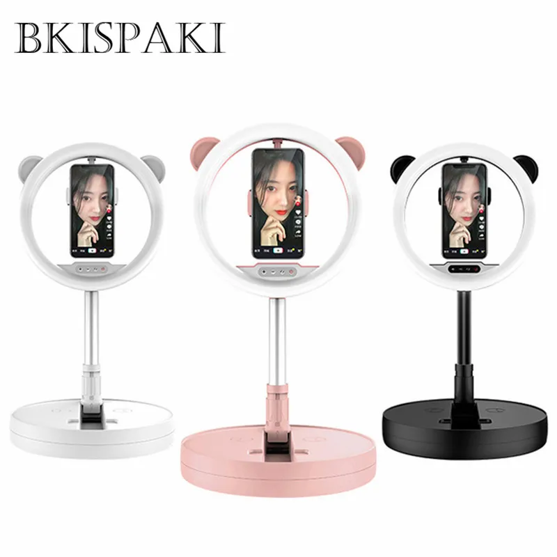 Foldable LED Selfie Ring Light Desk Phone Video Photography Ring Lamp Fill Light 108 LED lamp beads Max work 167cm For Phones G2
Foldable LED Selfie Ring Light Desk Phone Video Photography Ring Lamp Fill Light 108 LED lamp beads Max work 167cm For Phones G2