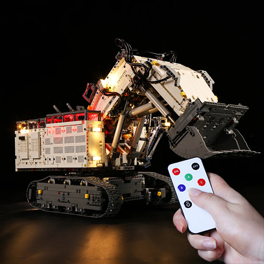 LED Lighting Kit for Liebherr R 9800 Excavator 42100 (LED Included Only, No Kit) - Remote Control/Classic Version
LED Lighting Kit for Liebherr R 9800 Excavator 42100 (LED Included Only, No Kit) - Remote Control/Classic Version