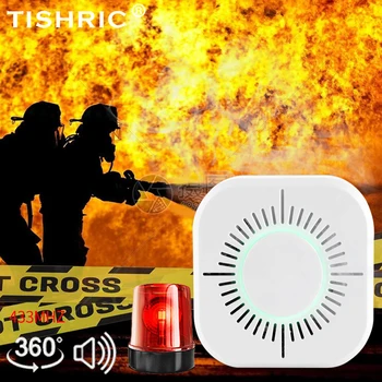 TISHRIC Wireless 433mhz Smart Smoke Detector Fire Smoke Alarm Sensor Cigarette Work with SONOFF Bridge Home Automation Security
TISHRIC Wireless 433mhz Smart Smoke Detector Fire Smoke Alarm Sensor Cigarette Work with SONOFF Bridge Home Automation Security