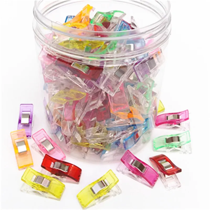 100pcs/pack Plastic Clips Quilt Quilting Clip DIY Crafts Tool Multicolor Patchwork Sewing Accessories Edge Clamp Clothes Clip
100pcs/pack Plastic Clips Quilt Quilting Clip DIY Crafts Tool Multicolor Patchwork Sewing Accessories Edge Clamp Clothes Clip