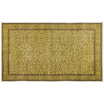 Handmade Yellow Vintage Overdyed Turkish Area Rug 167x290 Cm-5'6''X9'6''
Handmade Yellow Vintage Overdyed Turkish Area Rug 167x290 Cm-5'6''X9'6''