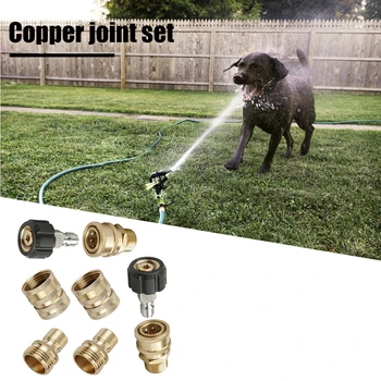 Pressure Washer Adapter Set 3/4 to 1/2 Quick Release Pack M22 Swivel to 3/8 QD 8 for Household Garden Safe Accessory
Pressure Washer Adapter Set 3/4 to 1/2 Quick Release Pack M22 Swivel to 3/8 QD 8 for Household Garden Safe Accessory
