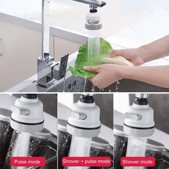 360 Degree Rotatable Kitchen Faucet Aerator Spray Head Water Tap Filter Diffuser 3 Modes Adjustable Tap Splash Filter Nozzle
360 Degree Rotatable Kitchen Faucet Aerator Spray Head Water Tap Filter Diffuser 3 Modes Adjustable Tap Splash Filter Nozzle