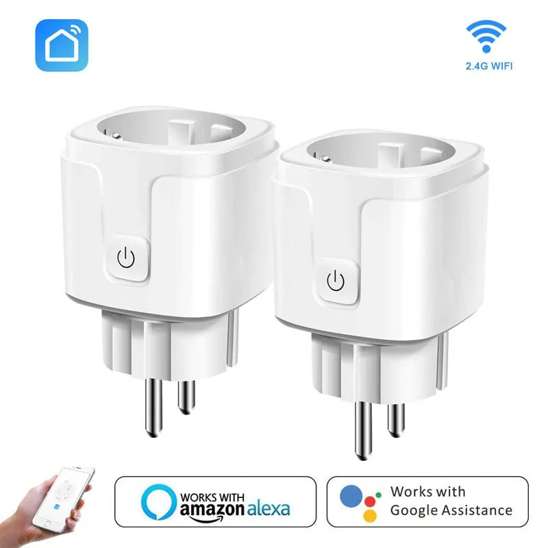 Smart WiFi Plug Adaptor 16A Remote Voice Control Power Monitor Socket Outlet Timing Function work with Alexa Google Home
Smart WiFi Plug Adaptor 16A Remote Voice Control Power Monitor Socket Outlet Timing Function work with Alexa Google Home