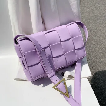 Luxury Weave PU Leather Crossbody Bags for Women New Small Female Shoulder Messenger Bags Solid Color Ladies' Travel Flap Bags
Luxury Weave PU Leather Crossbody Bags for Women New Small Female Shoulder Messenger Bags Solid Color Ladies' Travel Flap Bags