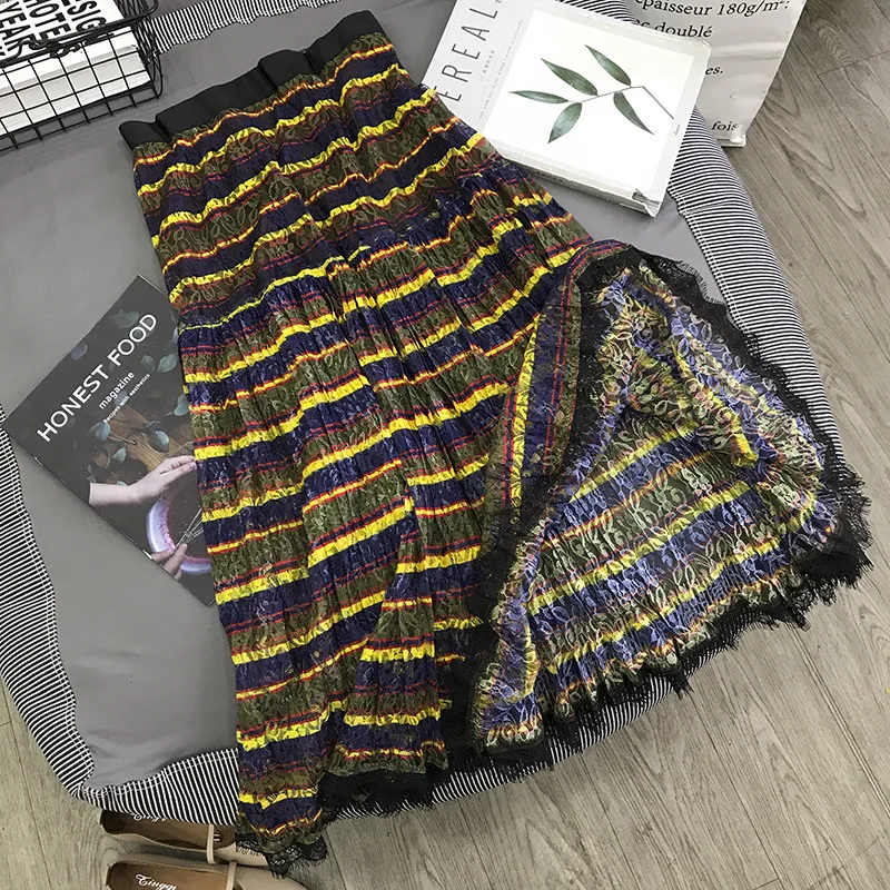 Stock Women's Dress Overstock Winter Korean-style Elegant High-waisted Lace Skirt Sense of Design Non-mainstream 11.26
Stock Women's Dress Overstock Winter Korean-style Elegant High-waisted Lace Skirt Sense of Design Non-mainstream 11.26