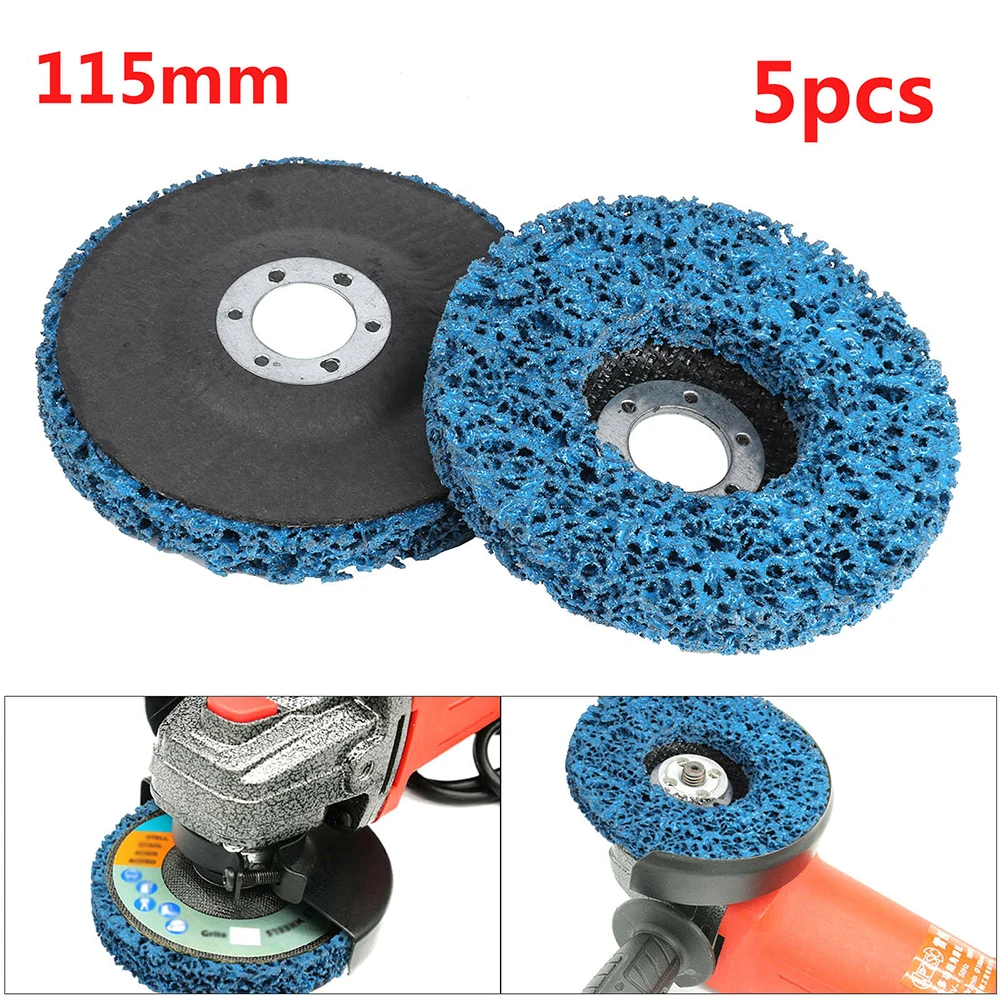 5Pcs 115mm 4.5" Polyethylene Strip Wheel Discs Paint Rust Remover Abrasive Angle Grinder for Metals / Fiberglass / Stone / Wood
5Pcs 115mm 4.5" Polyethylene Strip Wheel Discs Paint Rust Remover Abrasive Angle Grinder for Metals / Fiberglass / Stone / Wood
