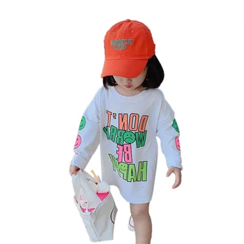Spring Autumn Baby Girls Letter Smiling Face Printing Dress Children Round Collar Long Sleeve Princess Skirt Toddlers Breathable
Spring Autumn Baby Girls Letter Smiling Face Printing Dress Children Round Collar Long Sleeve Princess Skirt Toddlers Breathable