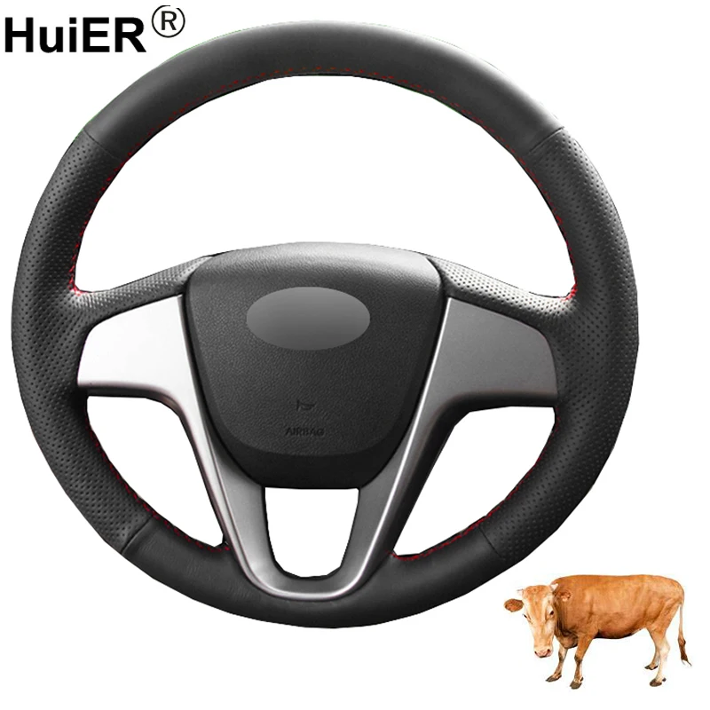 Hand Sewing Car Steering Wheel Cover Top Layer Cow Leather Volant For Hyundai i30 2009 2010 2011 Elantra Touring 2010 2011 2012
Hand Sewing Car Steering Wheel Cover Top Layer Cow Leather Volant For Hyundai i30 2009 2010 2011 Elantra Touring 2010 2011 2012