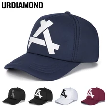 Бейсбольная сетчатая Кепка URDIAMOND, летняя бейсболка, модные бейсболки с буквенным принтом, Регулируемая Кепка для водителя грузовика, Мужска...(China)