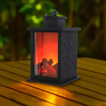 LED Fireplace Lantern Flameless Log Fire Effect Vintage Lamp Christmas Home Decor Simulation Charcoal Flame Wind Lamp With Rings
LED Fireplace Lantern Flameless Log Fire Effect Vintage Lamp Christmas Home Decor Simulation Charcoal Flame Wind Lamp With Rings