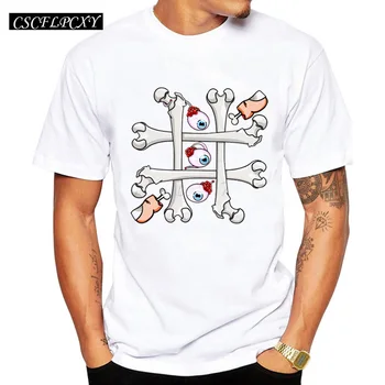 New fashion men's customized t-shirt for halloween bone printed male casual novelty tops short sleeve hipster funny cool tee
New fashion men's customized t-shirt for halloween bone printed male casual novelty tops short sleeve hipster funny cool tee