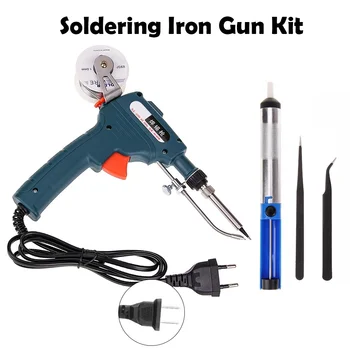 60W Electric Iron Kit High Adjustable Temperature Electric Soldering Iron Set Welding Solder Station Heat Pencil Repair Tool Kit
60W Electric Iron Kit High Adjustable Temperature Electric Soldering Iron Set Welding Solder Station Heat Pencil Repair Tool Kit