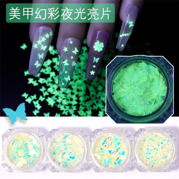 Fluorescence Butterfly Shape / Round five-pointed star geometry Nail Art Glitter Flakes 3D colourful Sequins Manicure Nail
Fluorescence Butterfly Shape / Round five-pointed star geometry Nail Art Glitter Flakes 3D colourful Sequins Manicure Nail