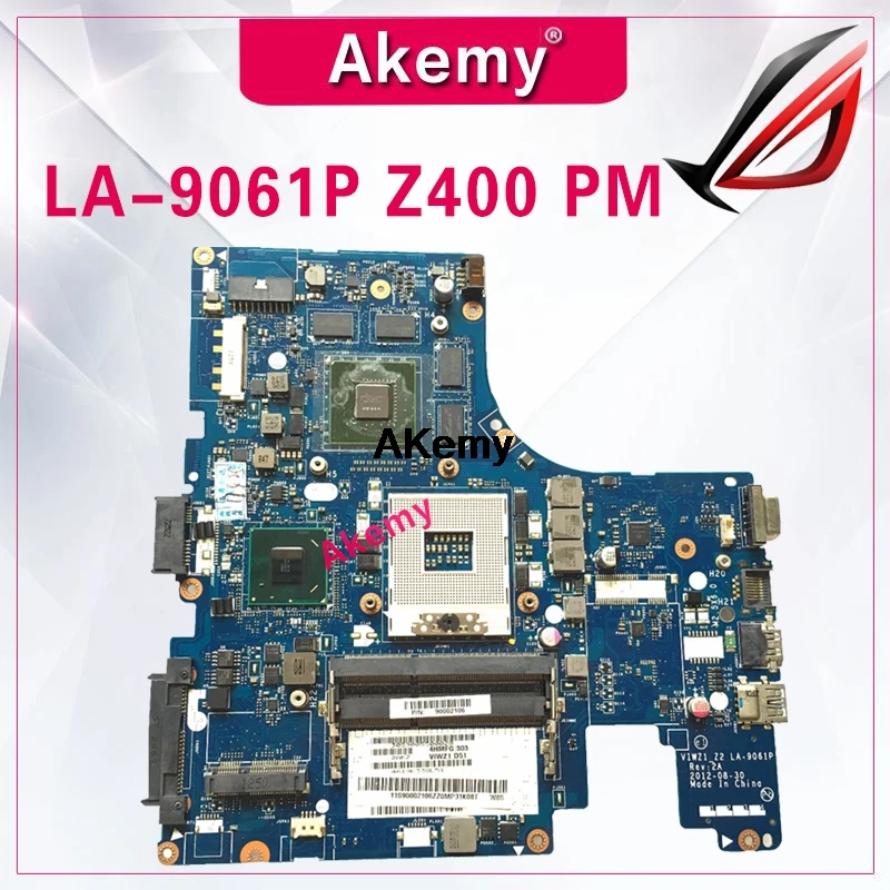 LA-9061P For Lenovo Z400 laptop motherboard VIWZI-Z2 LA-9061P Z400 PM original motherboard Test free shipping
LA-9061P For Lenovo Z400 laptop motherboard VIWZI-Z2 LA-9061P Z400 PM original motherboard Test free shipping