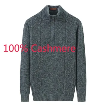 New Arrival 100% Cashmere Men Zipper Half High Collar Casual Computer Knitted Thick Pullovers Sweater Plus Size XS-LXL2XL3XL4XL
New Arrival 100% Cashmere Men Zipper Half High Collar Casual Computer Knitted Thick Pullovers Sweater Plus Size XS-LXL2XL3XL4XL