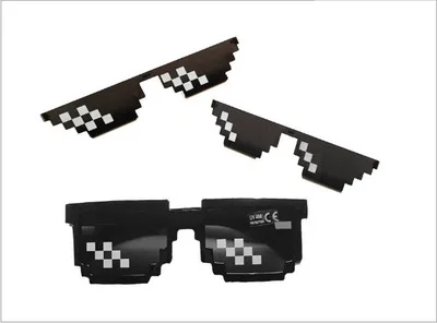 Хит продаж Классические солнцезащитные очки Thug life Deal With It прямоугольные мужские 8