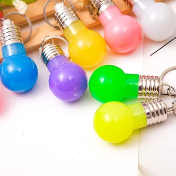 Creative LED Flashlight Light Bulb Lamp Key Chain Ring Keychain Lamp Torch Keyring Random Color Night Luminous Keychain TSLM2
Creative LED Flashlight Light Bulb Lamp Key Chain Ring Keychain Lamp Torch Keyring Random Color Night Luminous Keychain TSLM2