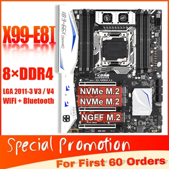 

JINGSHA X99 motherboard with dual M.2 NVME slot support PCI-E 3.0 DDR4 2133 2400MHz LGA2011-3 E5 V3/V4 xeon xeon gaming board