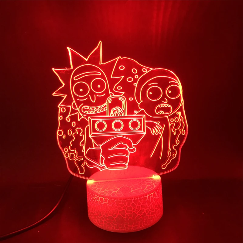 3D Lamp Rick and Morty Chrono Cross The Alarm Clock Base Pretty Decoration for Indoor Battery Powered Usb Led Night Light Lamp
3D Lamp Rick and Morty Chrono Cross The Alarm Clock Base Pretty Decoration for Indoor Battery Powered Usb Led Night Light Lamp